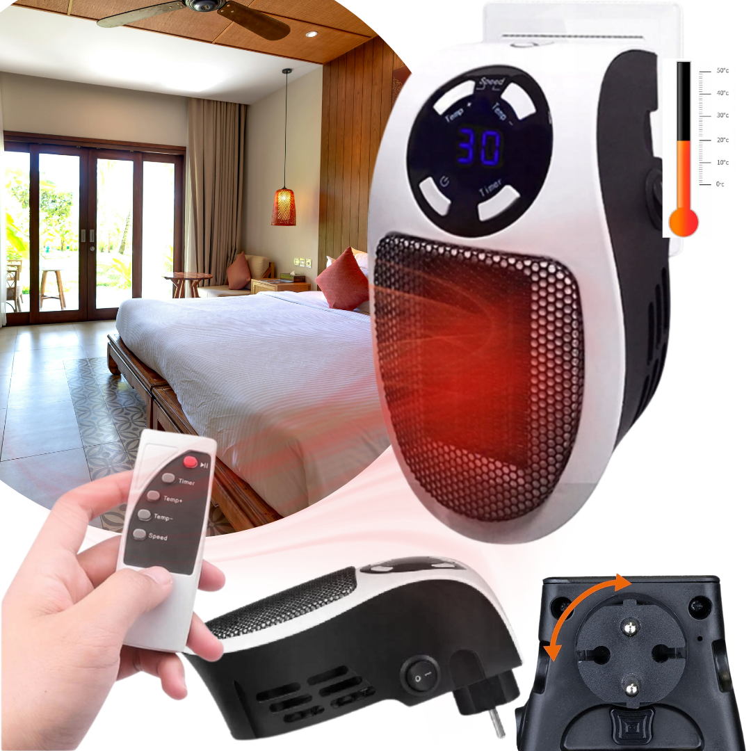 Unikátní mini elektrický ohřívač do zásuvky